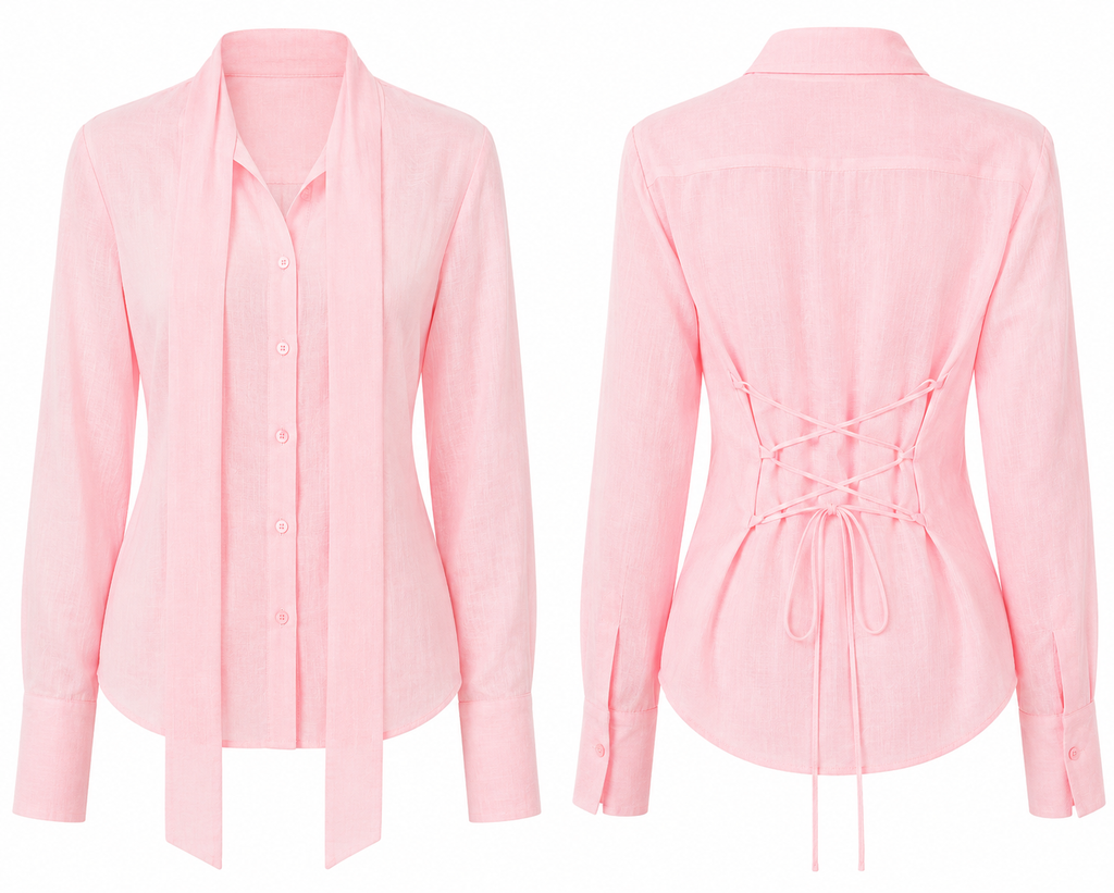 Soft Tie Blouse