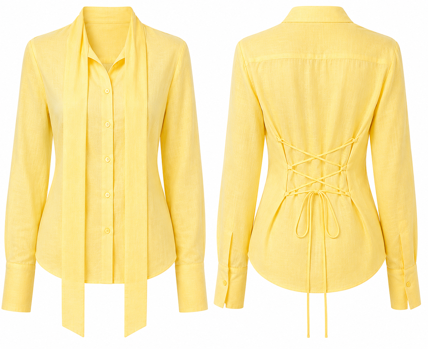 Soft Tie Blouse