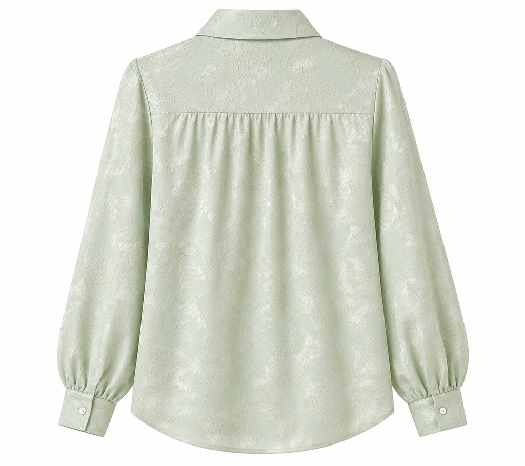 Mint Embroidered Shirt