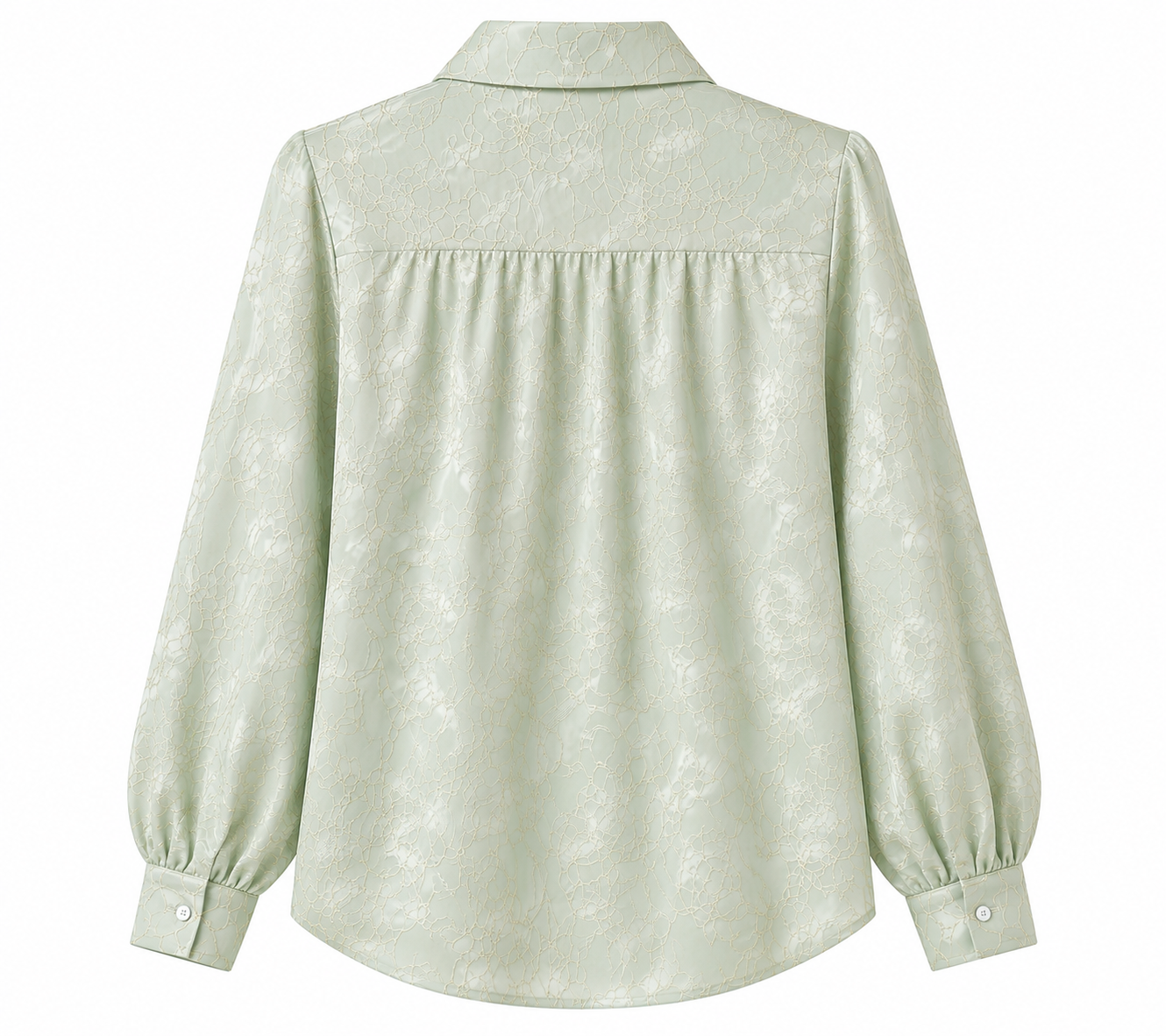 Mint Embroidered Shirt