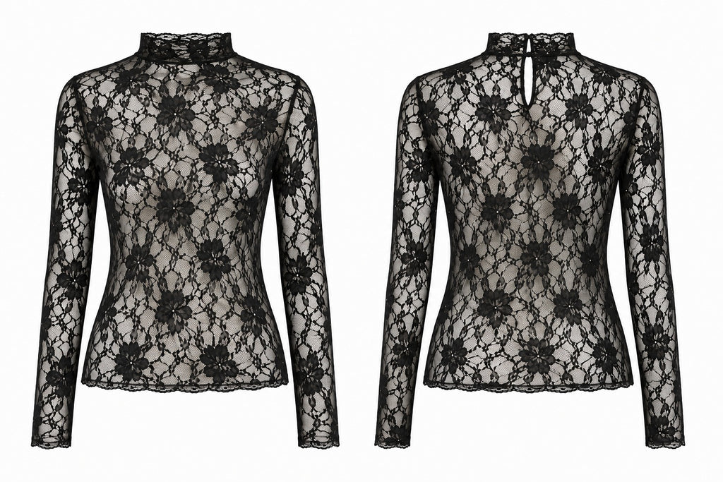 Black Lace Top