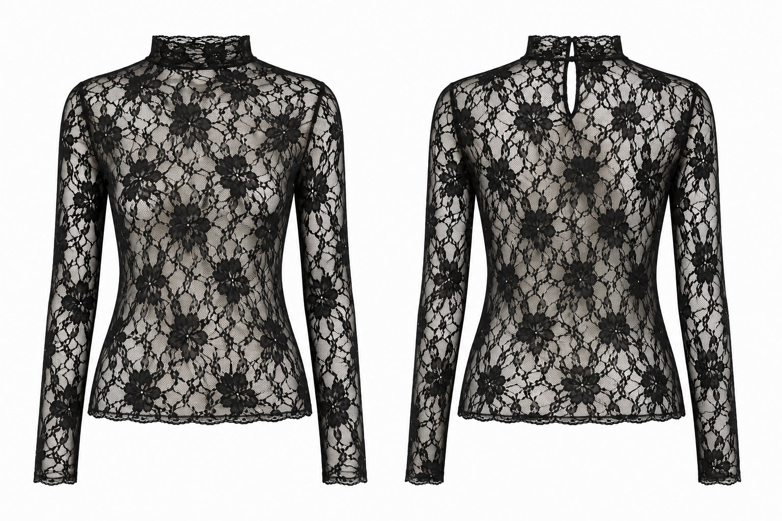 Black Lace Top