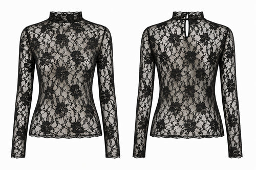 Black Lace Top