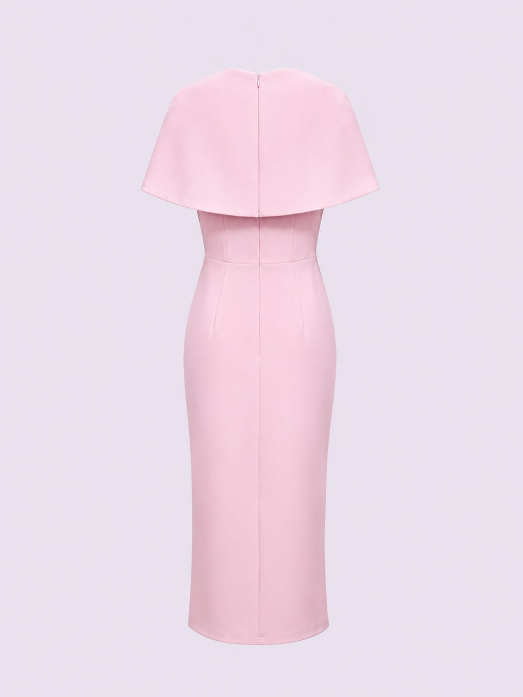 Soft Pink Cape Dress