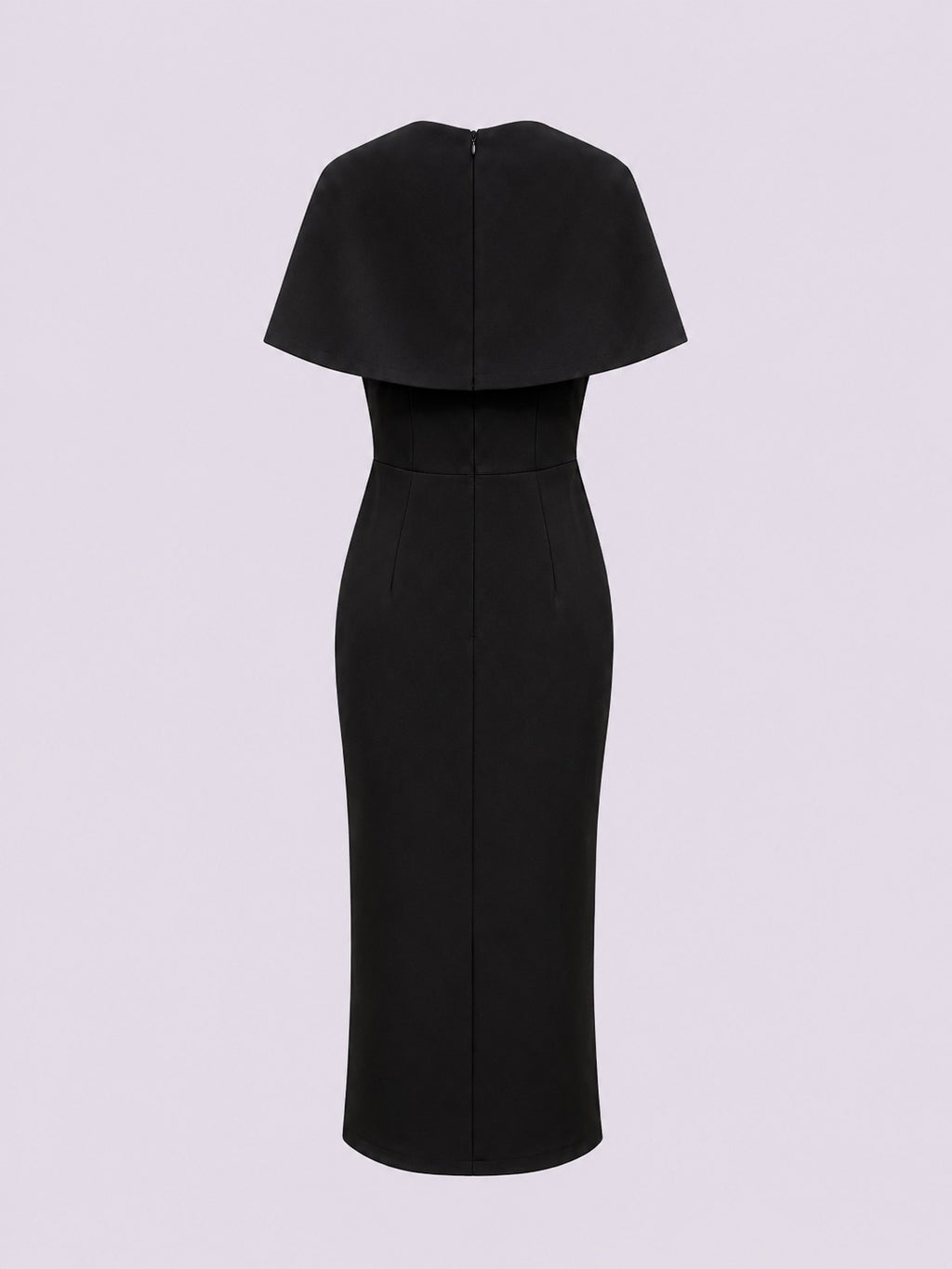 Classic Black Cape Dress
