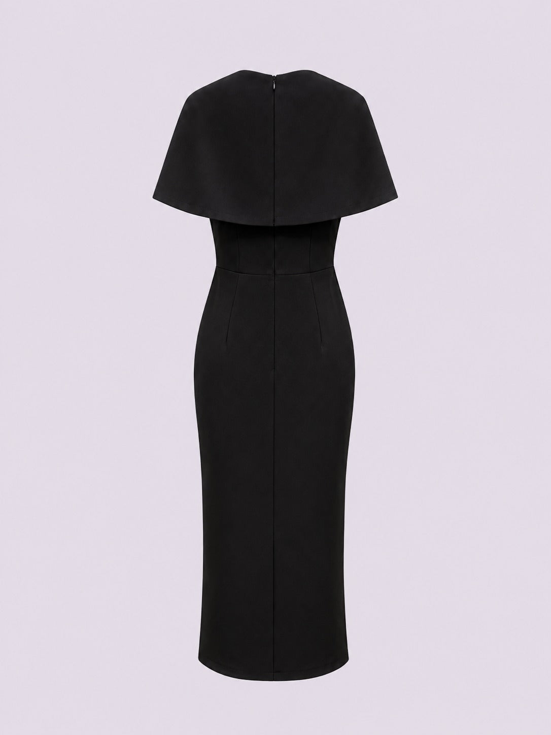 Classic Black Cape Dress