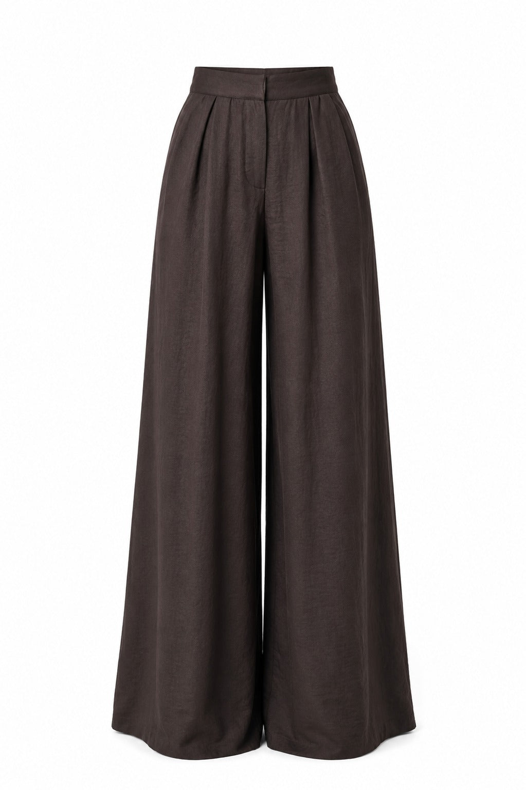 Dark Brown Wide Leg Pants
