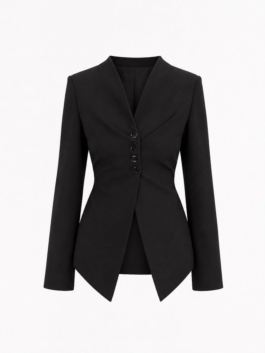 Black hourglass blazer