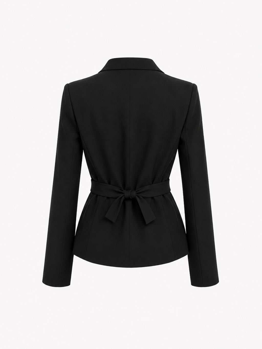 Black hourglass blazer