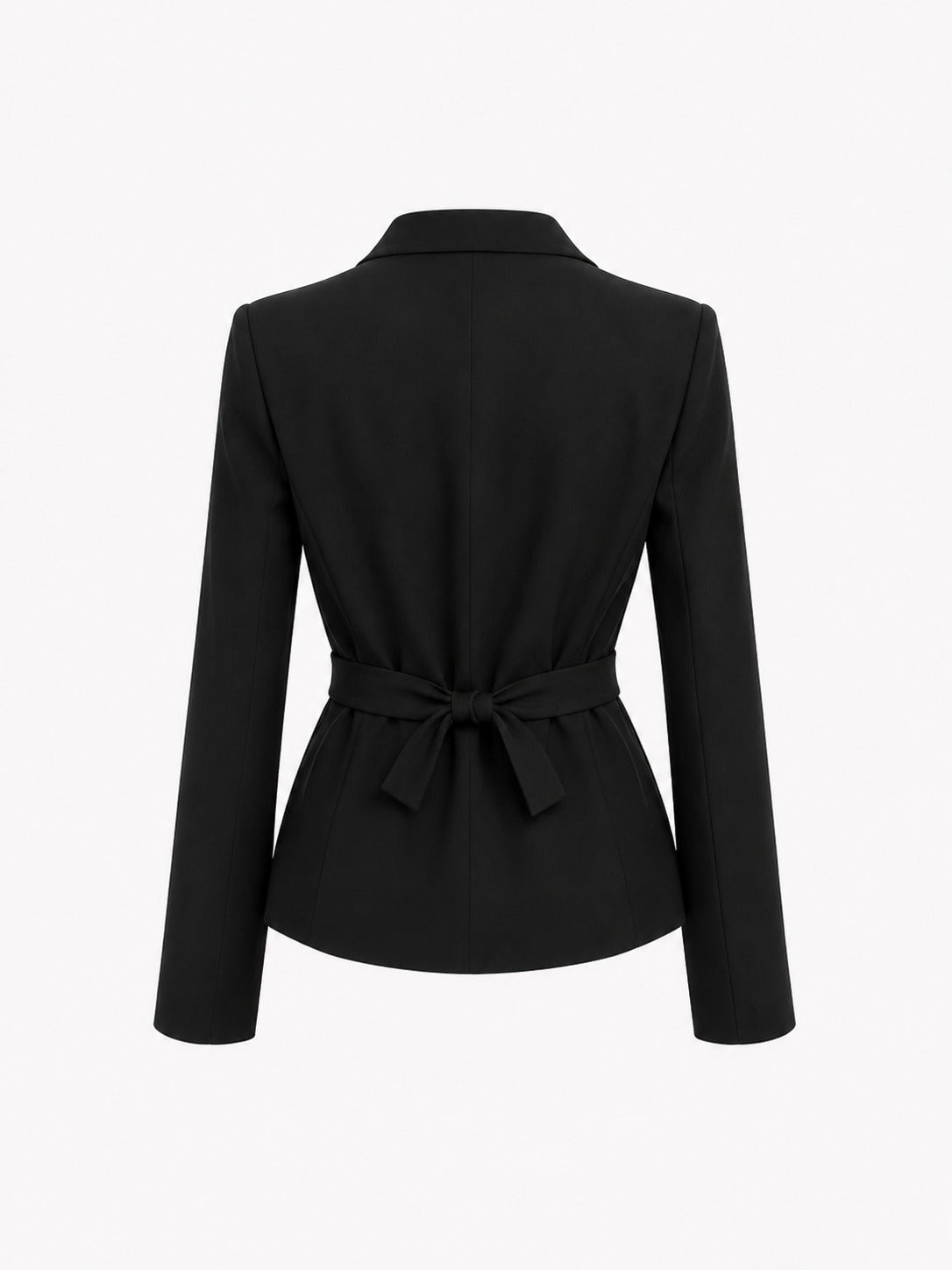 Black hourglass blazer