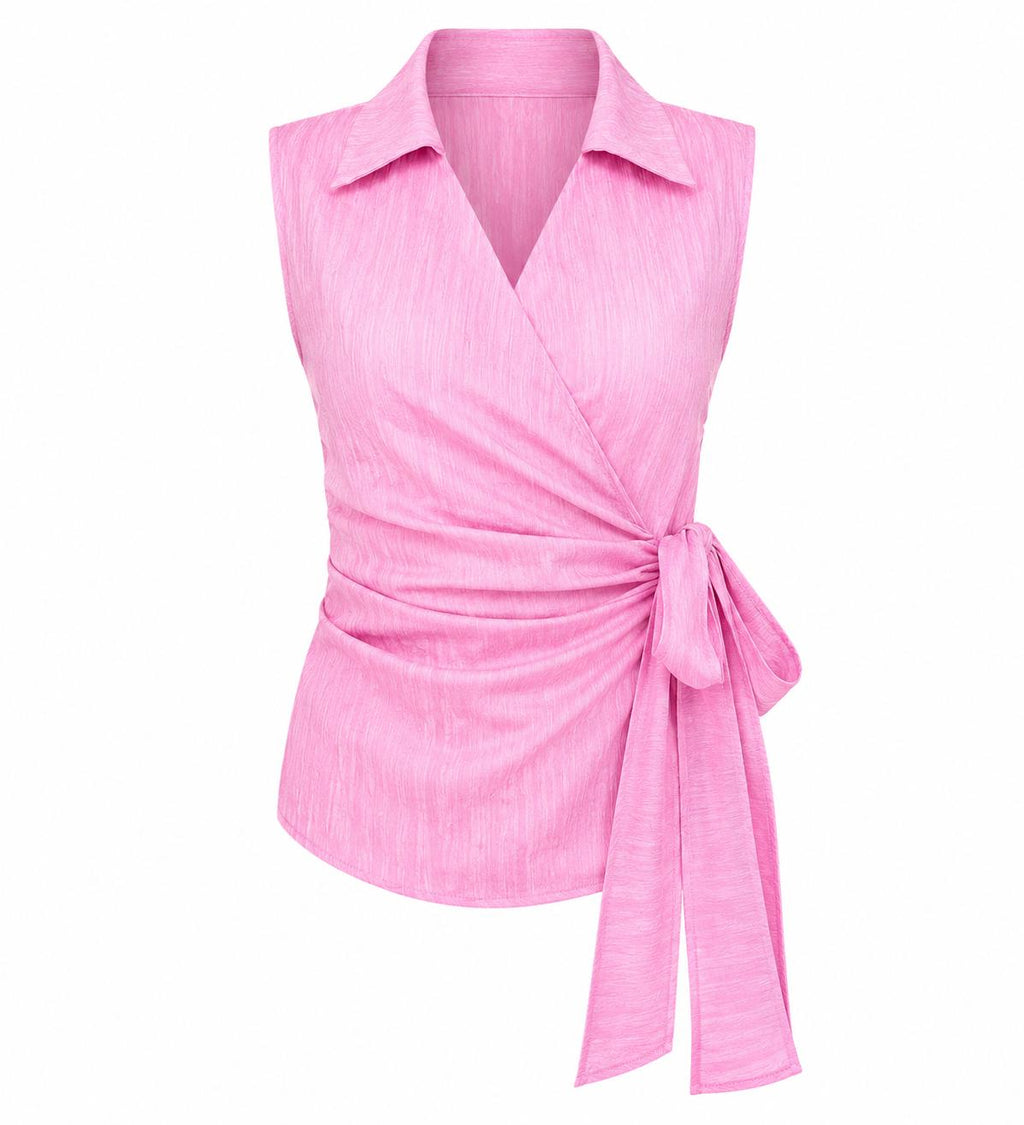 Pink Wrap Top