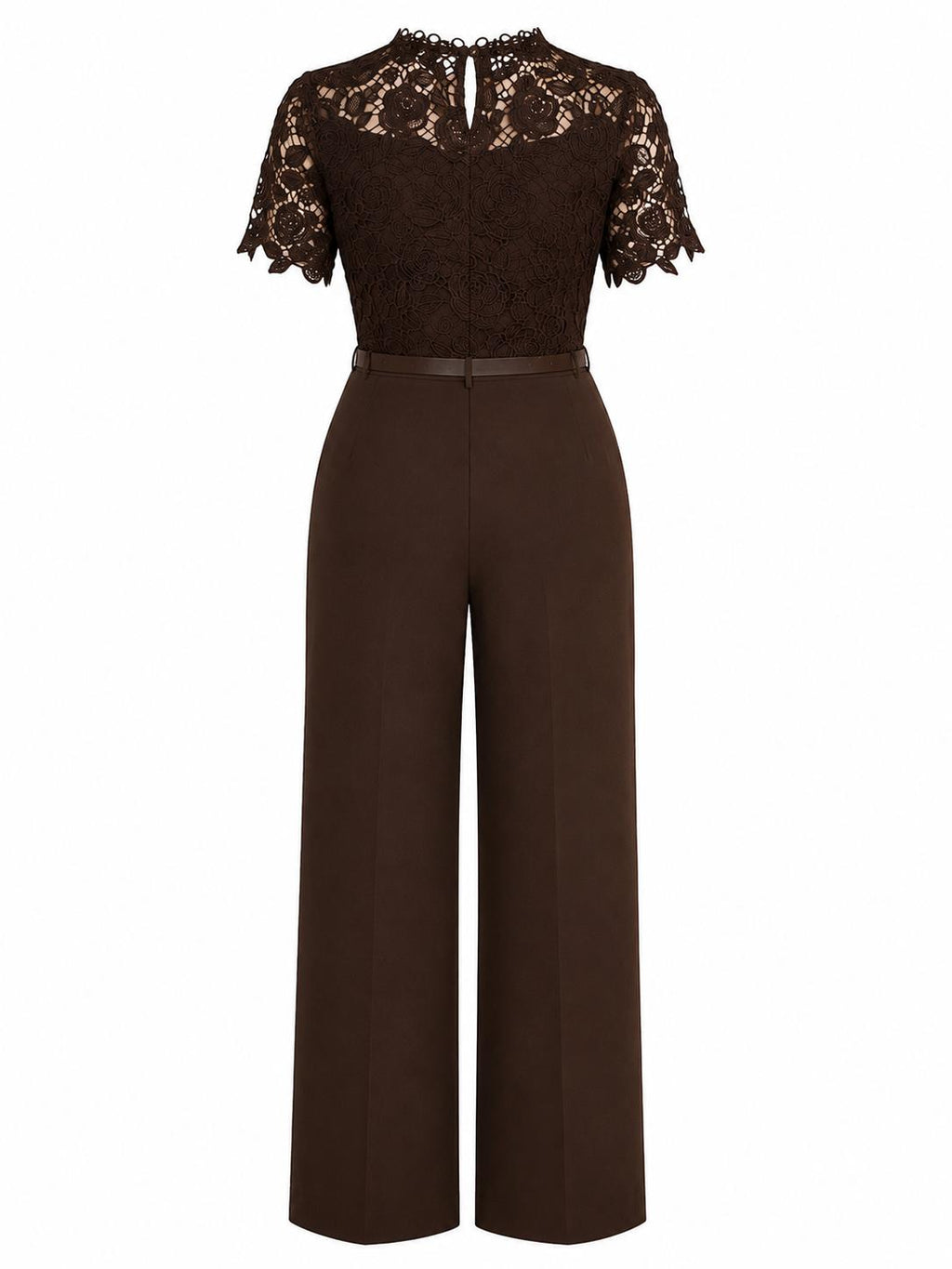 Mocha Lace Jumpsuit