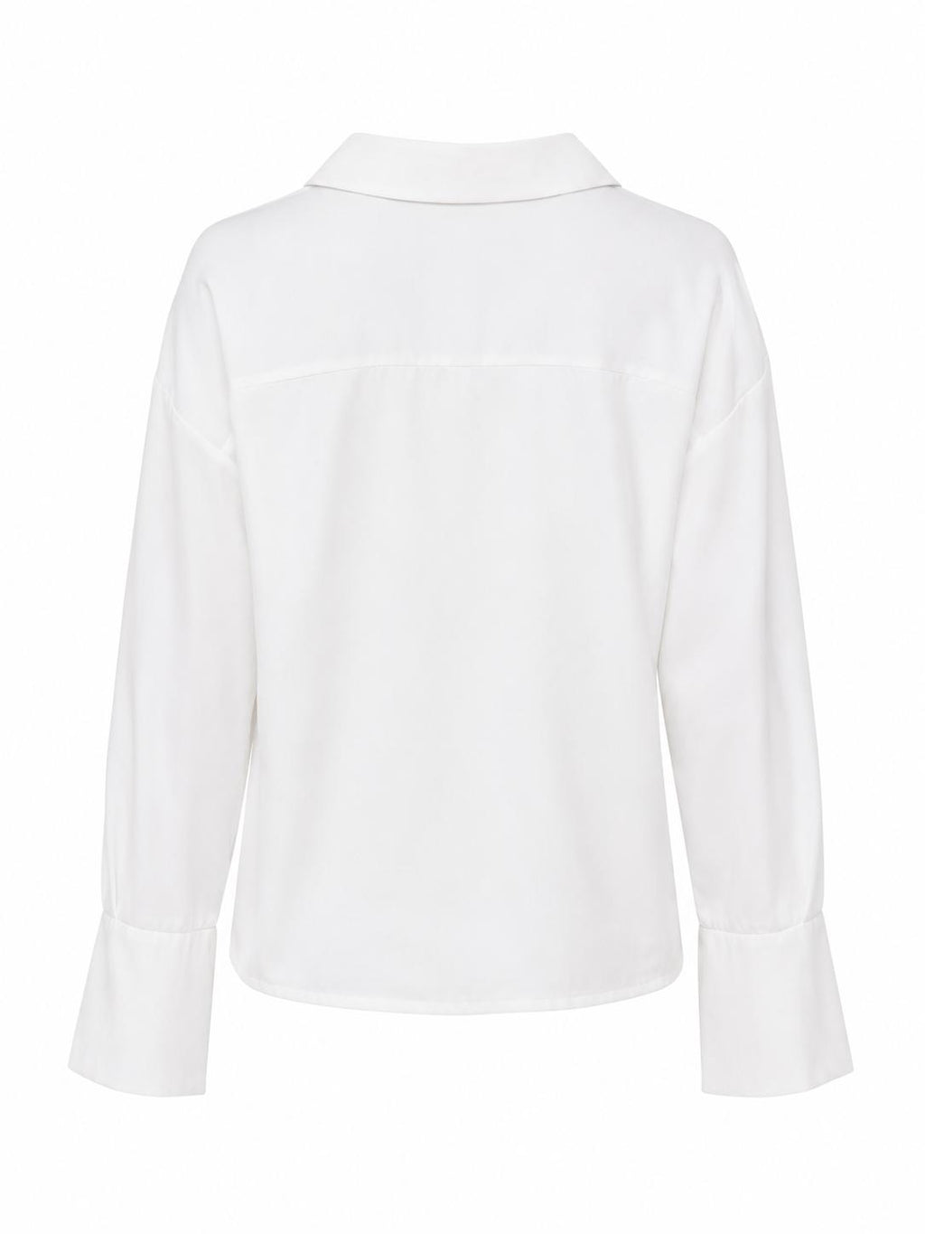 Chic White Wrap Top