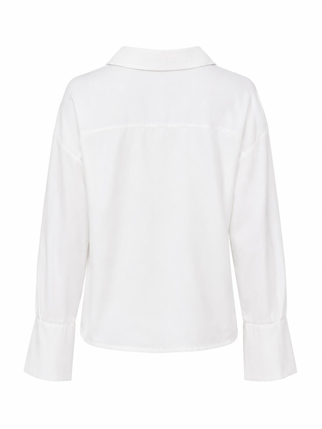 Chic White Wrap Top