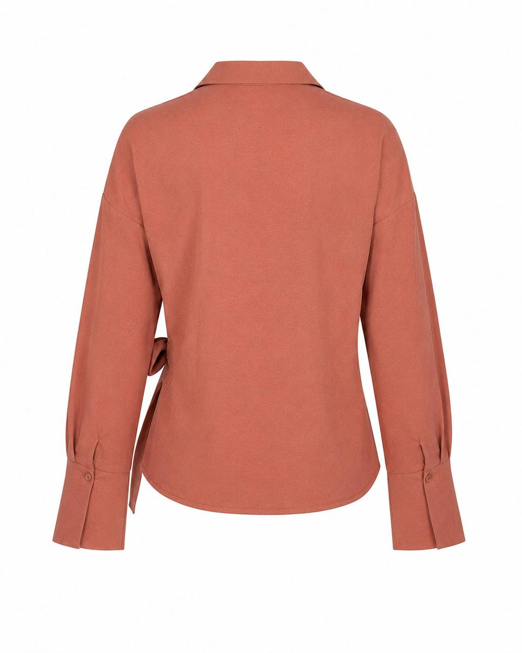 Dusty Rose Chic Wrap Top