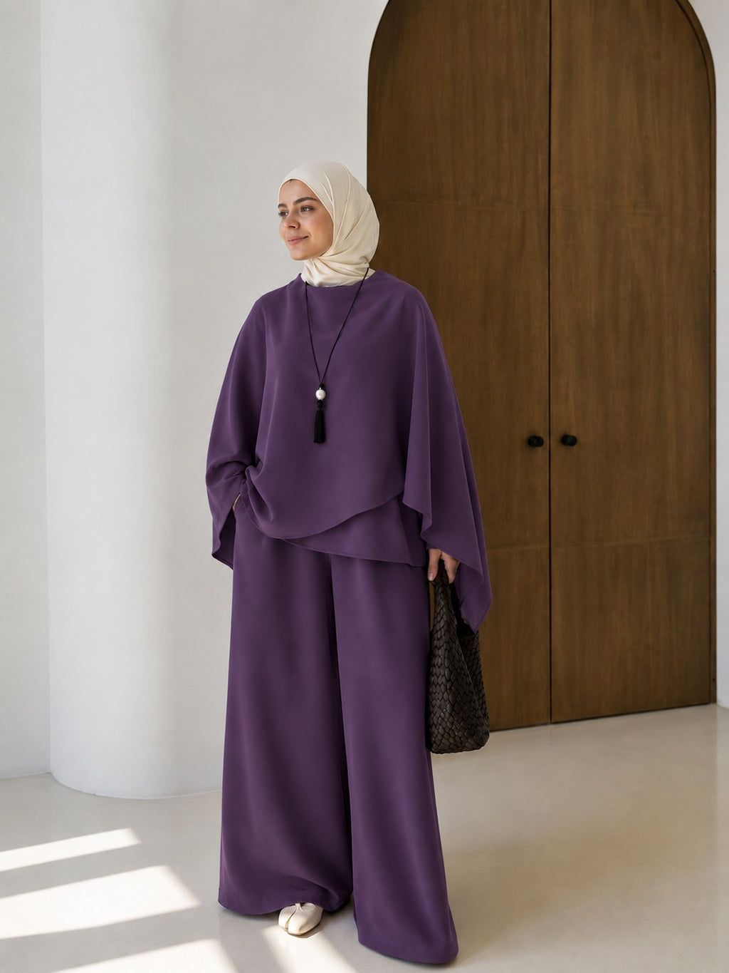 Purple Layered Top Set