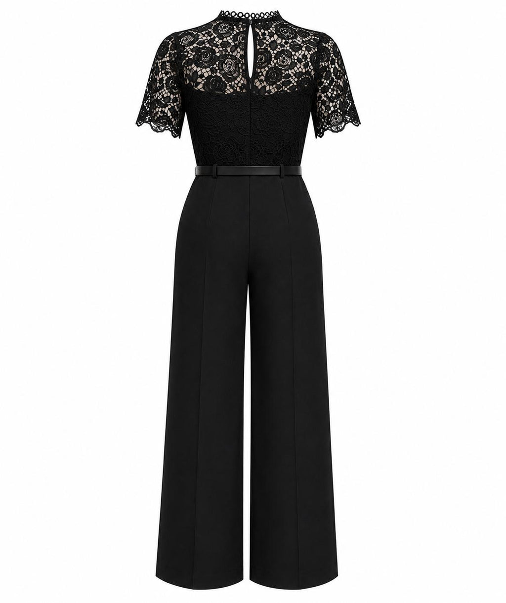 Black Lace Jumpsuit