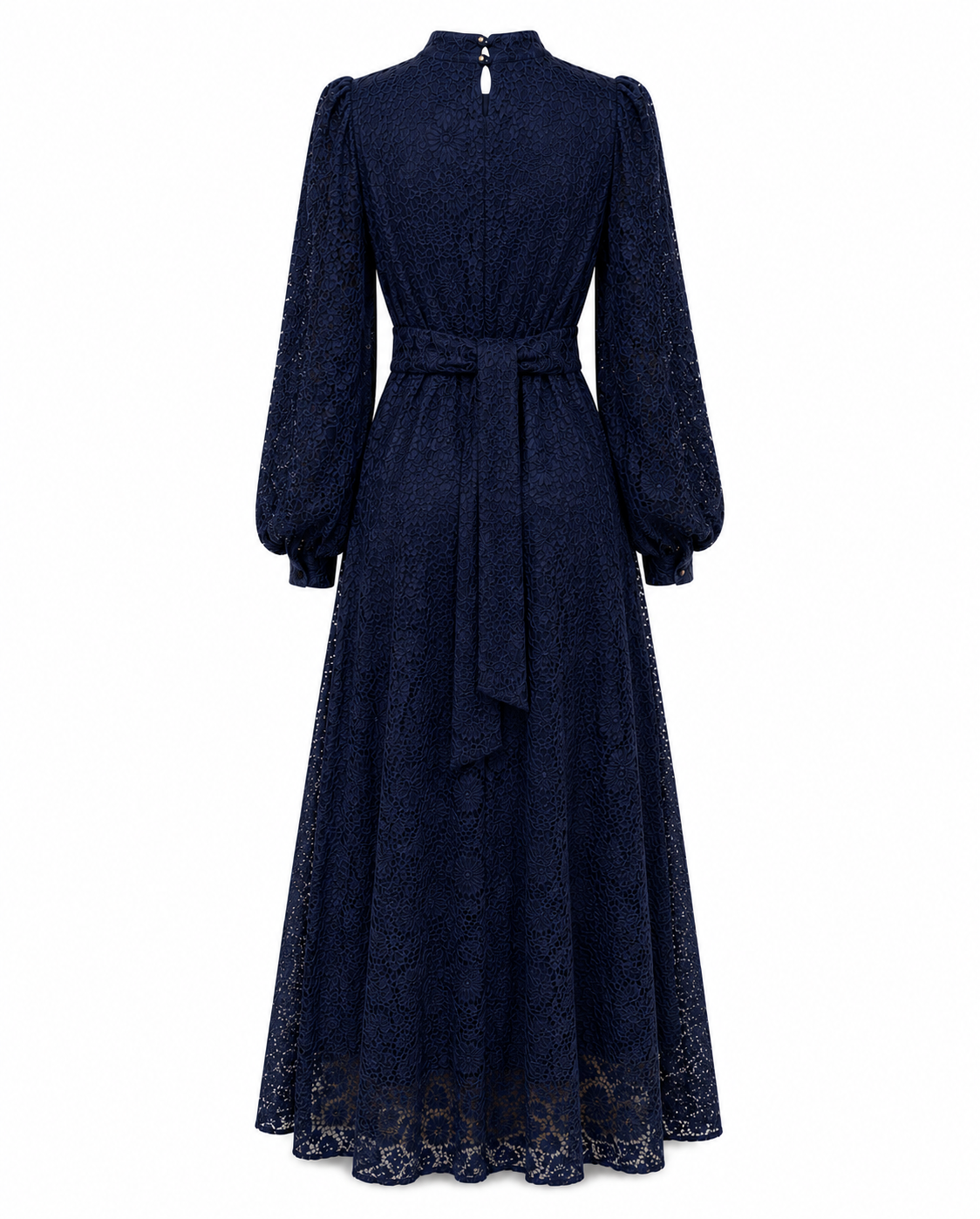 Navy Lace Maxi Dress