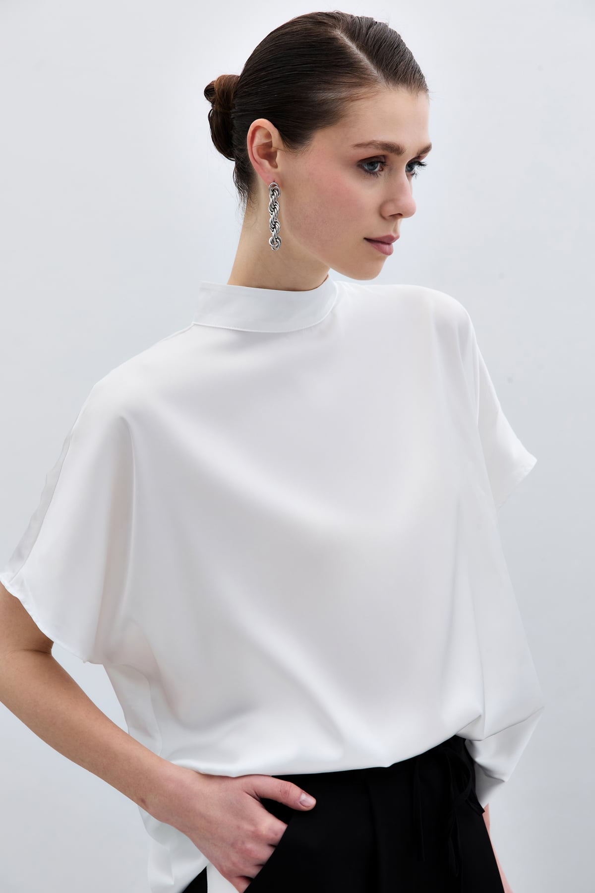 Elegant white blouse